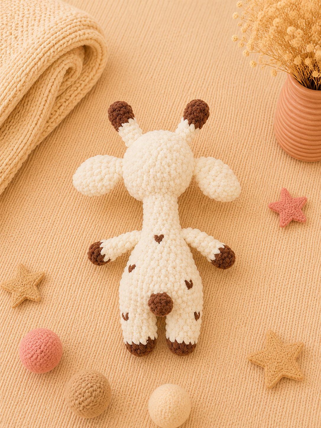 Doudou Girafe - Fait Main