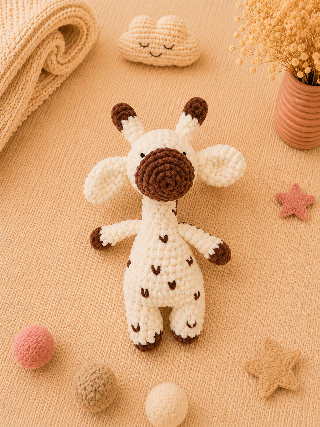 Doudou Girafe - Fait Main