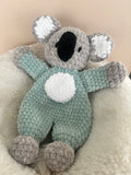 Doudou plat koala - Vert