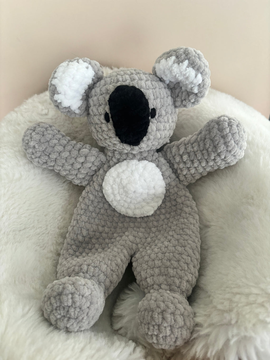 Doudou plat koala - Gris