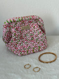 Pochette beauté taille XS - " Rose pivoine "