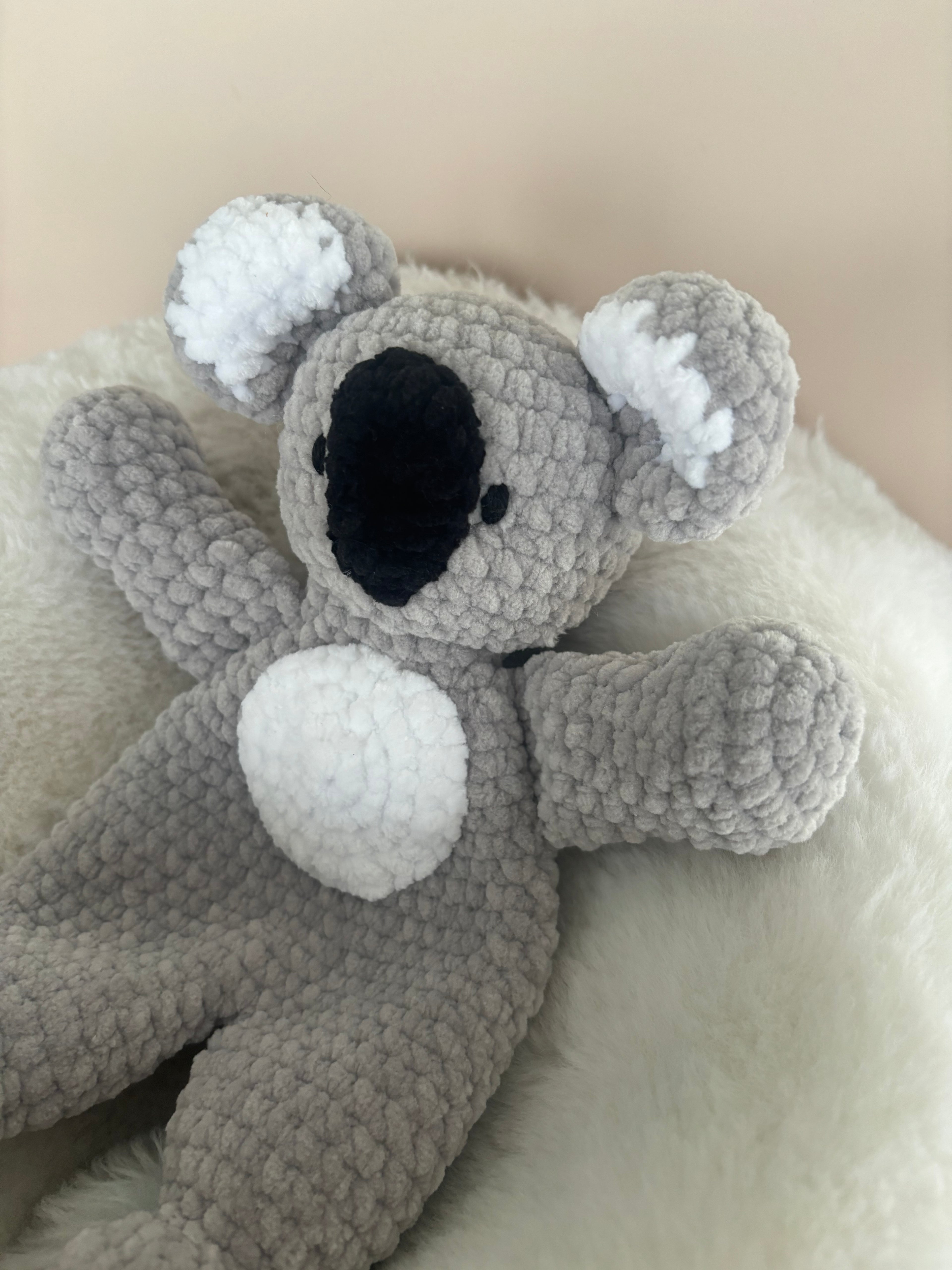 Doudou plat koala - Gris
