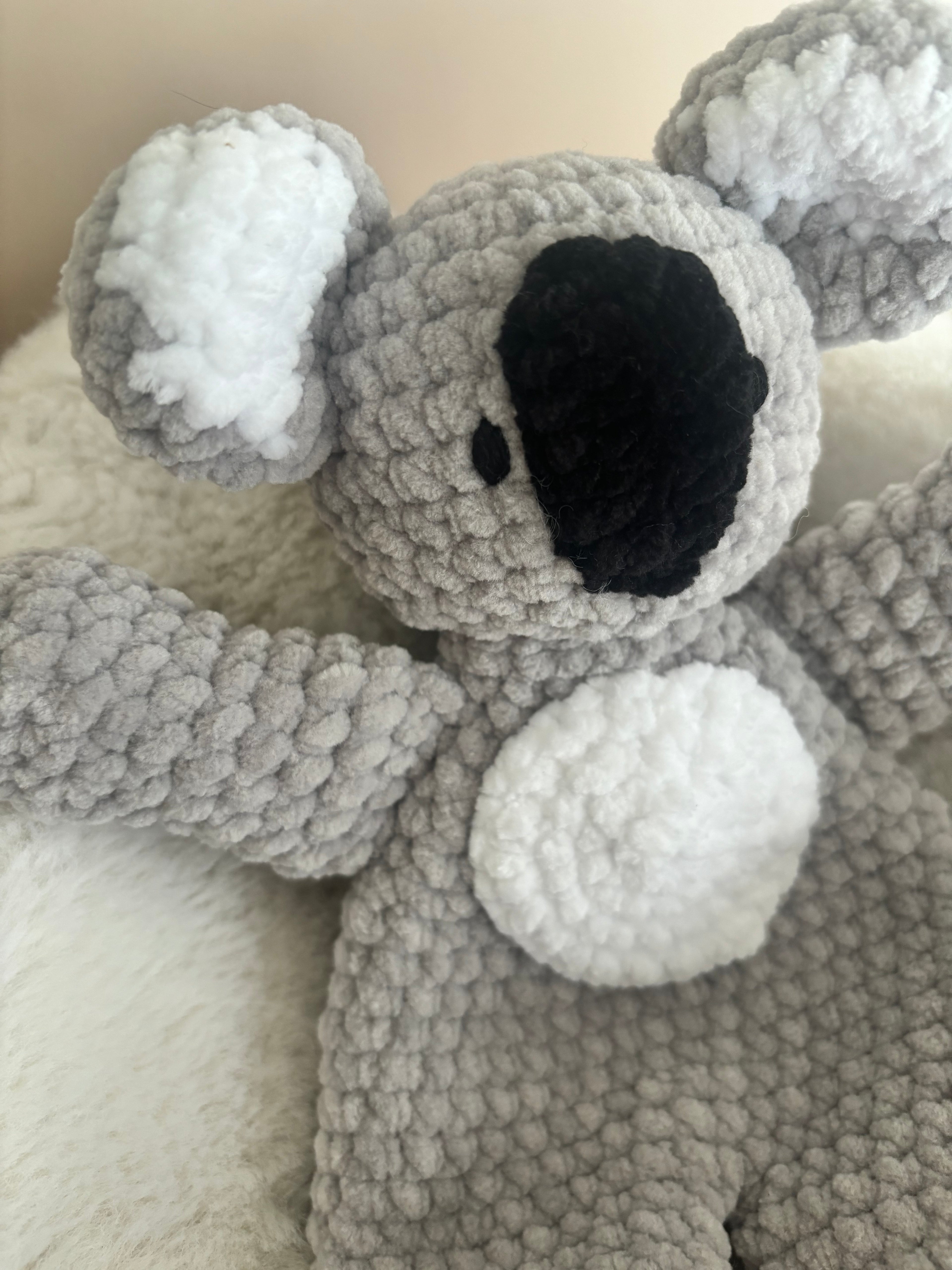 Doudou plat koala - Gris