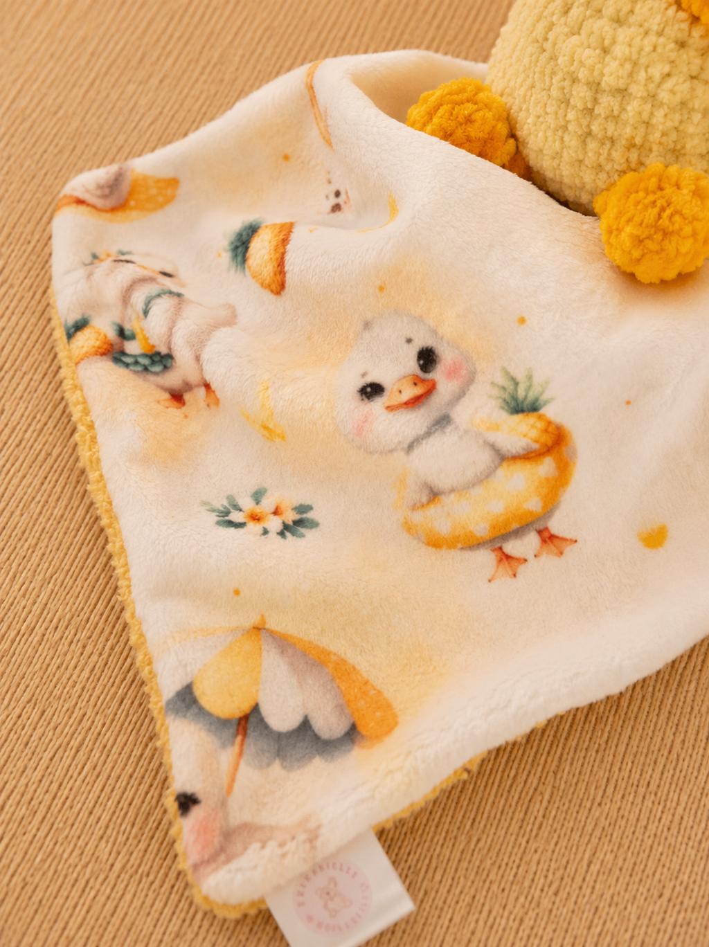 Doudou lange - Canard