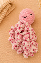 Doudou Pieuvre Rose - Fait main