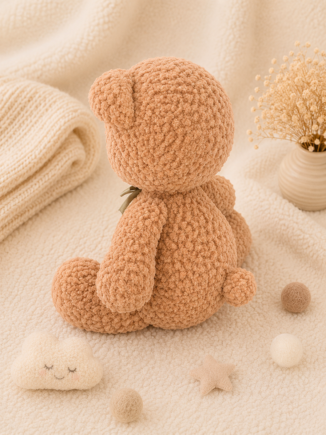 Ourson Peluche Crochet - Fait main