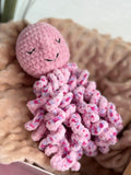 Doudou pieuvre - Rose