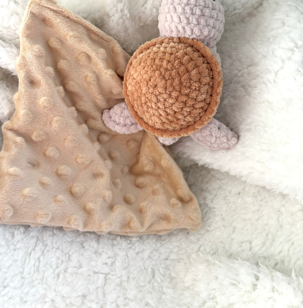 Doudou Tortue Lange - Nougat