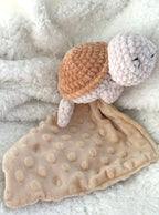 Doudou Tortue Lange - Nougat