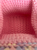 Petite pochette beauté - " Bulle de rose "