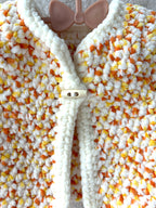 Gilet sans manches 0-3 mois  - couleur beige orange/jaune