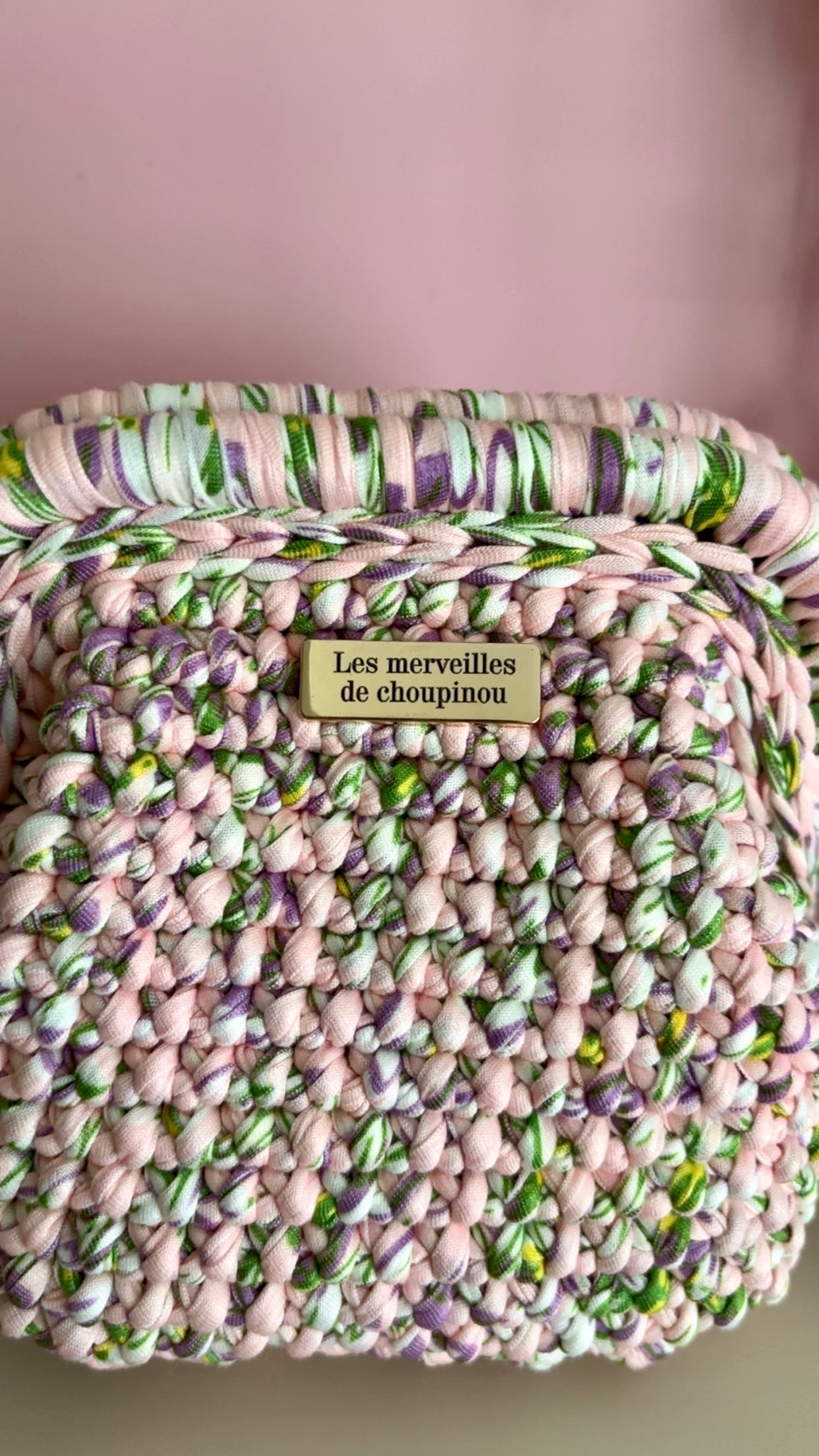 Pochette beauté taille XS - "Romance florale"