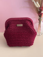 Pochette beauté taille M - " Bordeaux chic "