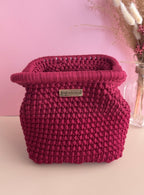 Pochette beauté taille M - " Bordeaux chic "