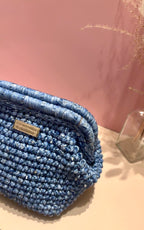 Pochette beauté taille S - " Denim chic "