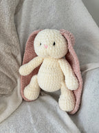 Doudou lapin - Crème & Rose Poudre