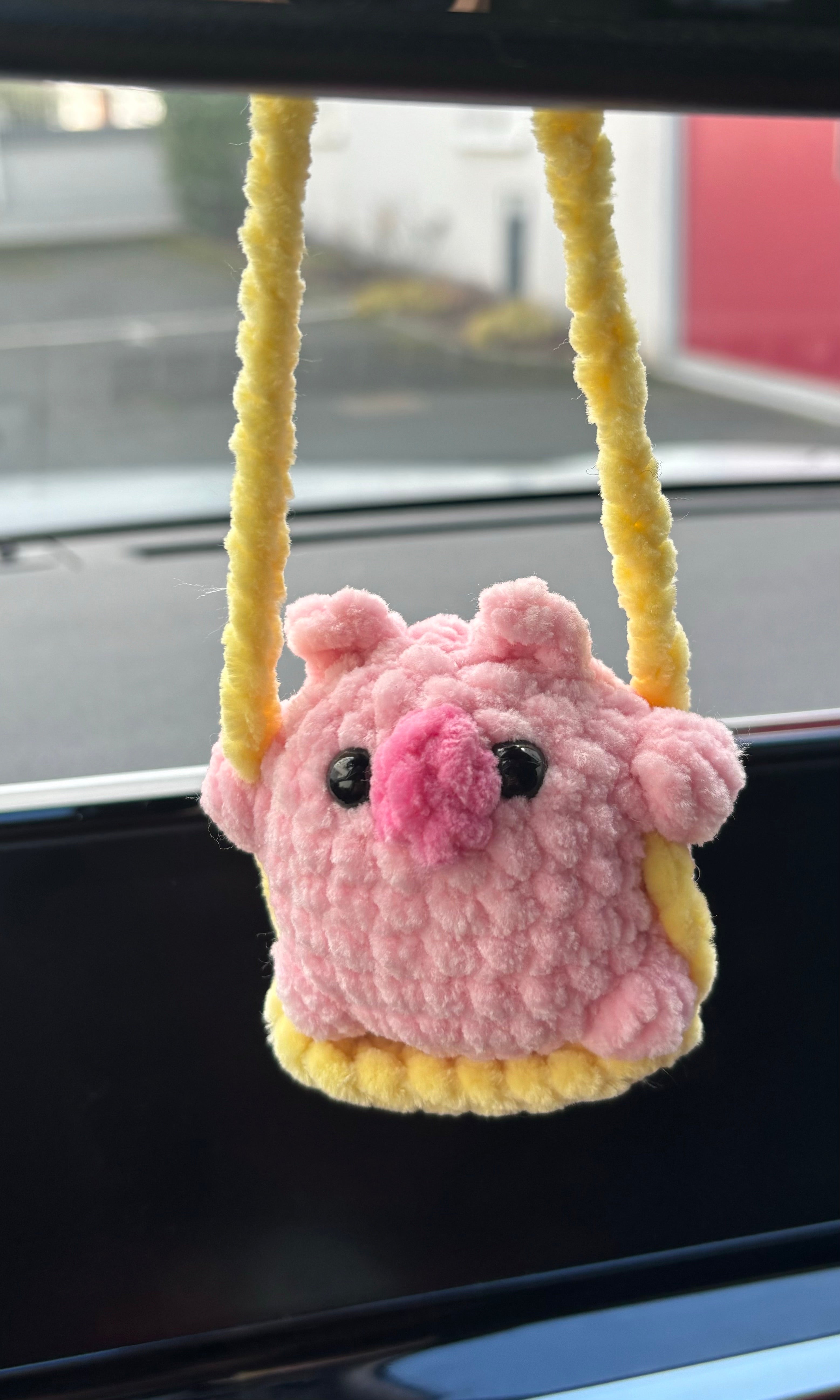 Décoration de rétroviseur - Cochon