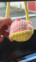 Décoration de rétroviseur - Cochon