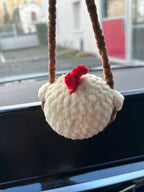 Décoration de rétroviseur - Poule