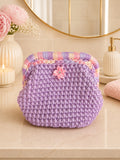 Petite pochette beauté - " Lilas enchanté "