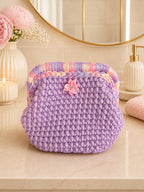 Petite pochette beauté - " Lilas enchanté "