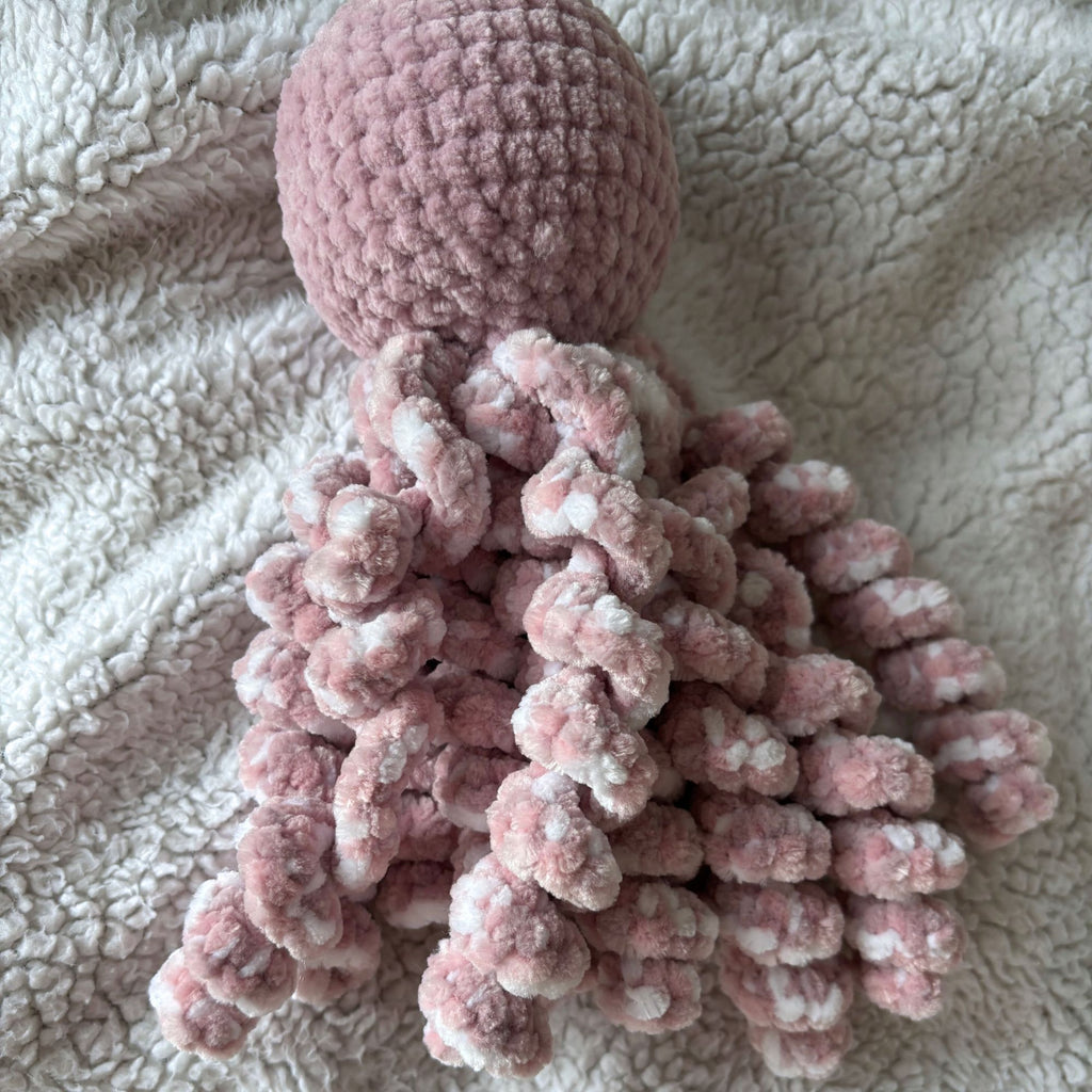 Doudou Pieuvre - Rose Poudre