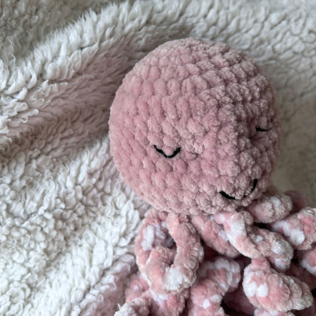 Doudou Pieuvre - Rose Poudre