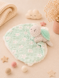Doudou tortue lange nuage double face fait main au crochet - Les Merveilles de Choupinou