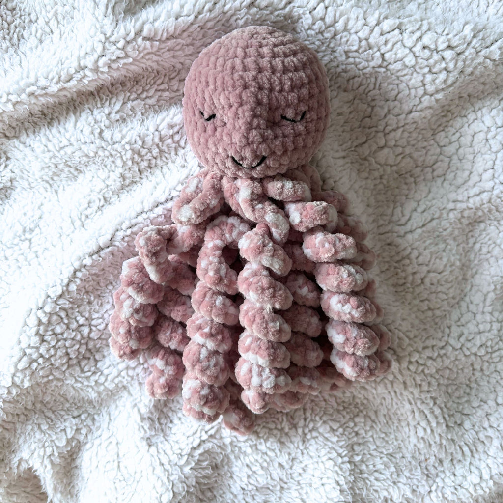 Doudou Pieuvre - Rose Poudre