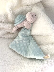 Doudou tortue lange